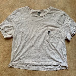 VS pink cropped T-shirt